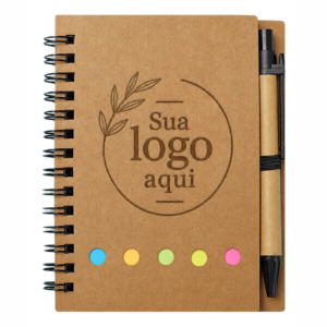 Bloco de Anotações com Logo
