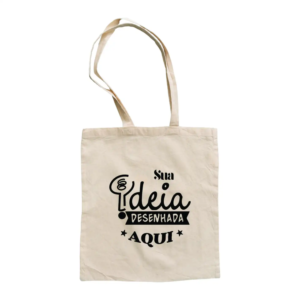 Ecobag de Algodão Cru Personalizada