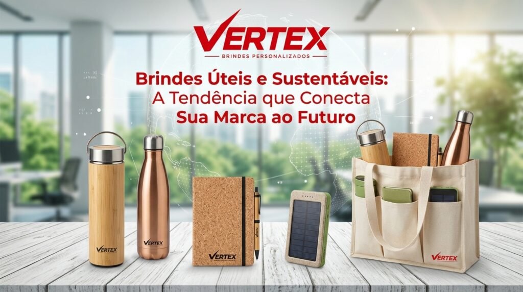 Brindes Úteis e Sustentáveis: A Tendência que Conecta Sua Marca ao Futuro