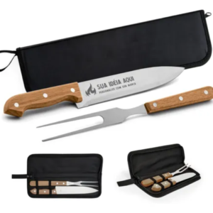 Kit Churrasco Personalizado com Gravação