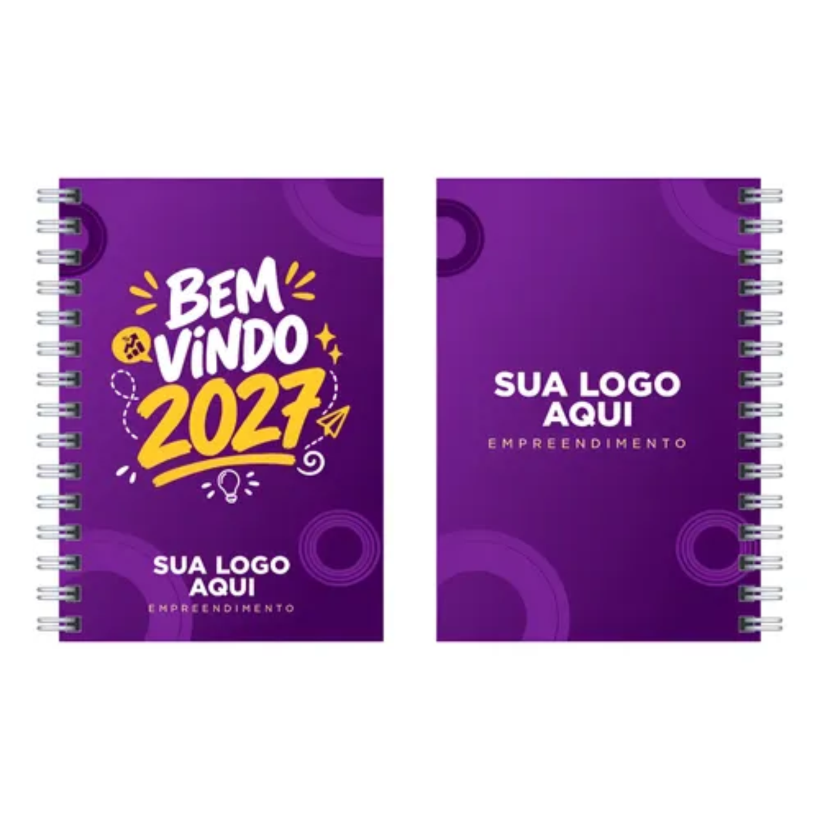 Agenda Corporativa Personalizada para Presente de Fim de Ano