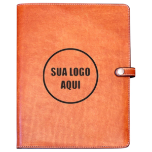 Agenda com Capa de Couro Personalizada