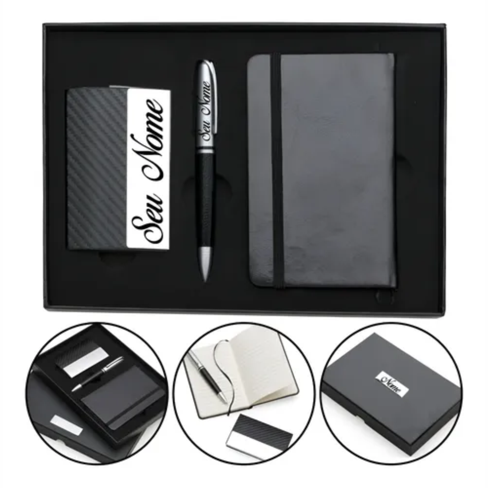 Caderno Executivo Personalizado com Logo