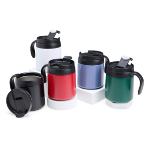 Caneca de Inox Personalizada com Logo da Empresa
