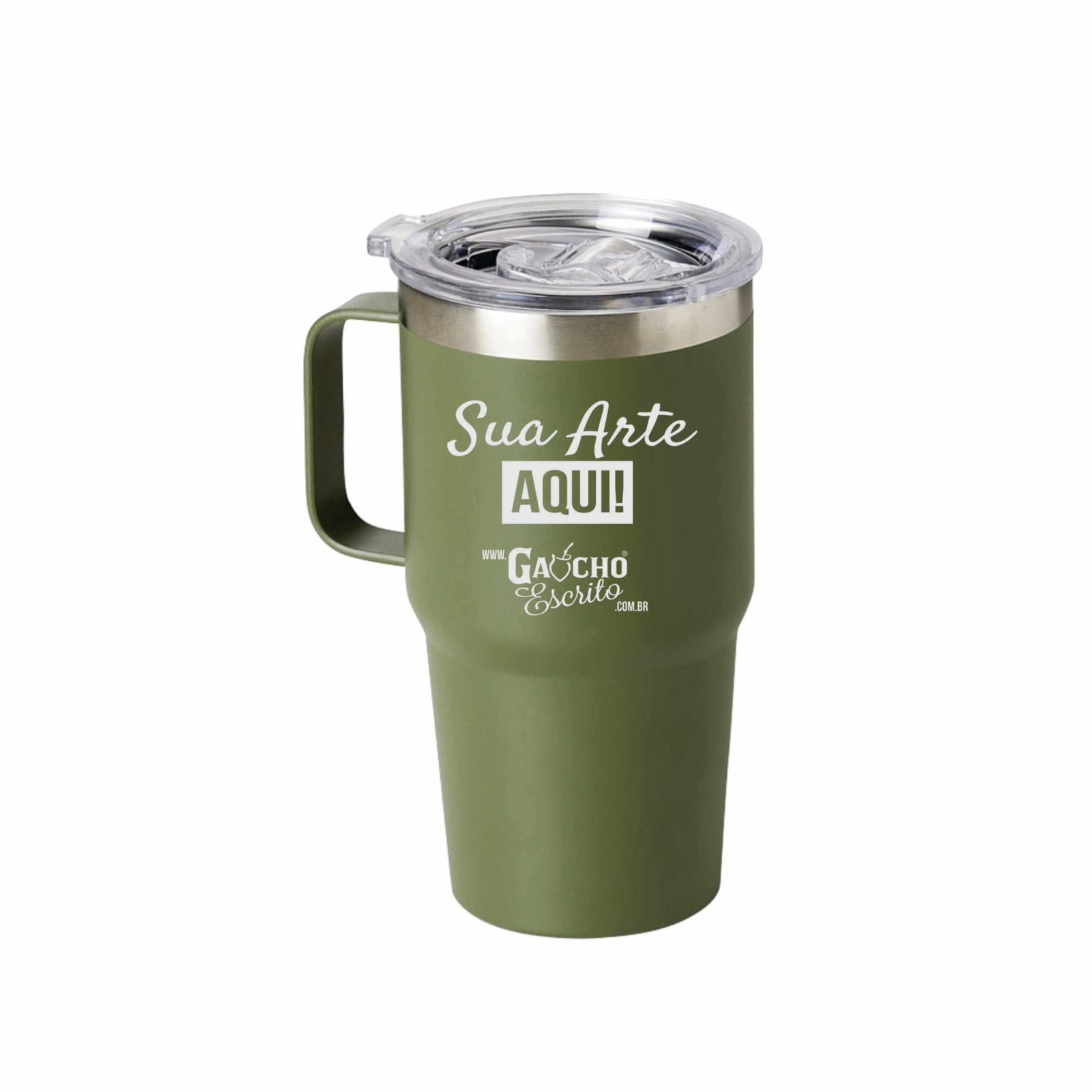Caneca de Inox para Empresas Personalizada