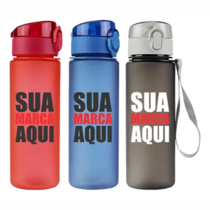 Garrafa Plástica com Logo