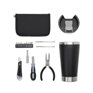 Kit Copo Térmico E Conjunto De Ferramentas Personalizado
